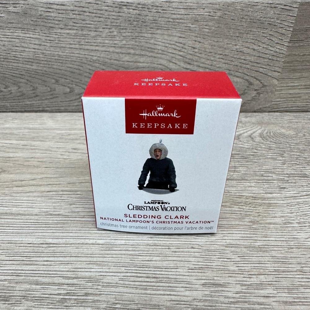 Hallmark Ornament MINI Sledding Clark Christmas Vacation 2025 National Lampoon
